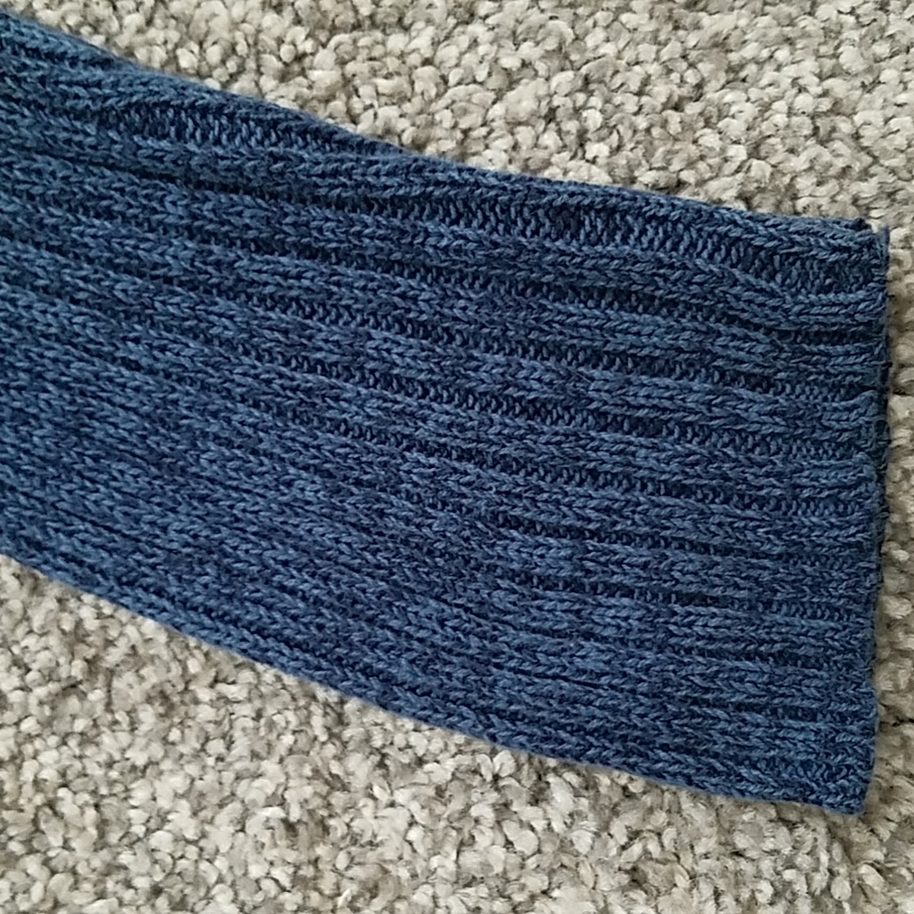 Blue Ribbed Sweater - Picture 4 of 7